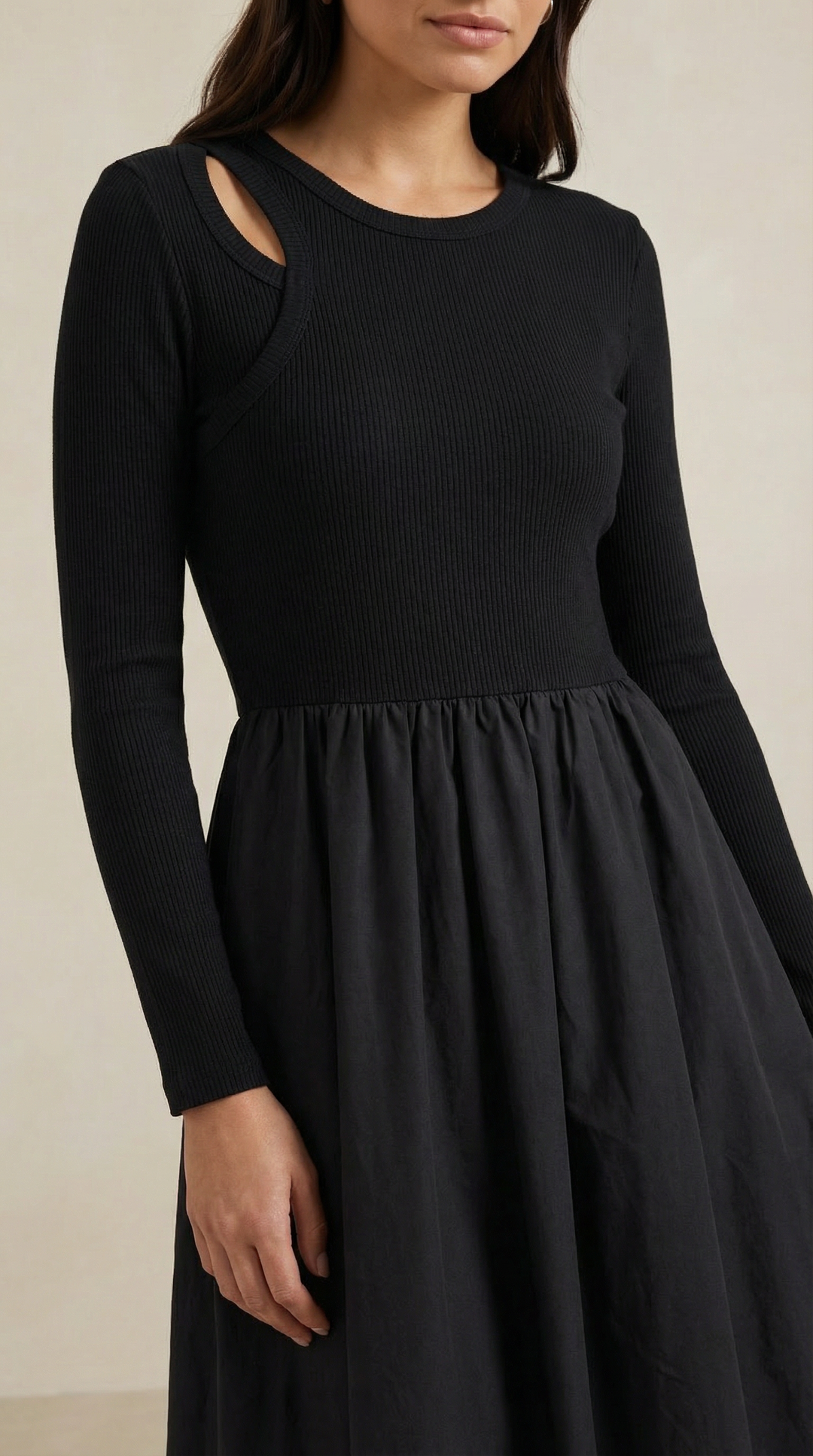 Melissa Long-Sleeve Maxi Dress