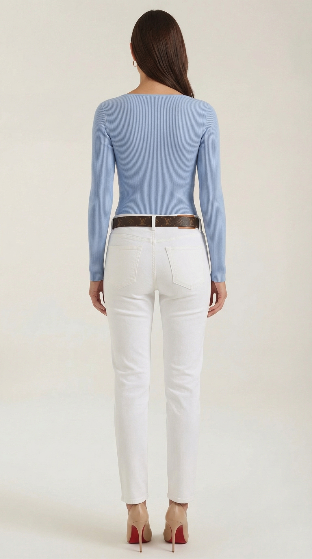 Ruth Cloud-Knit Long Sleeve Top