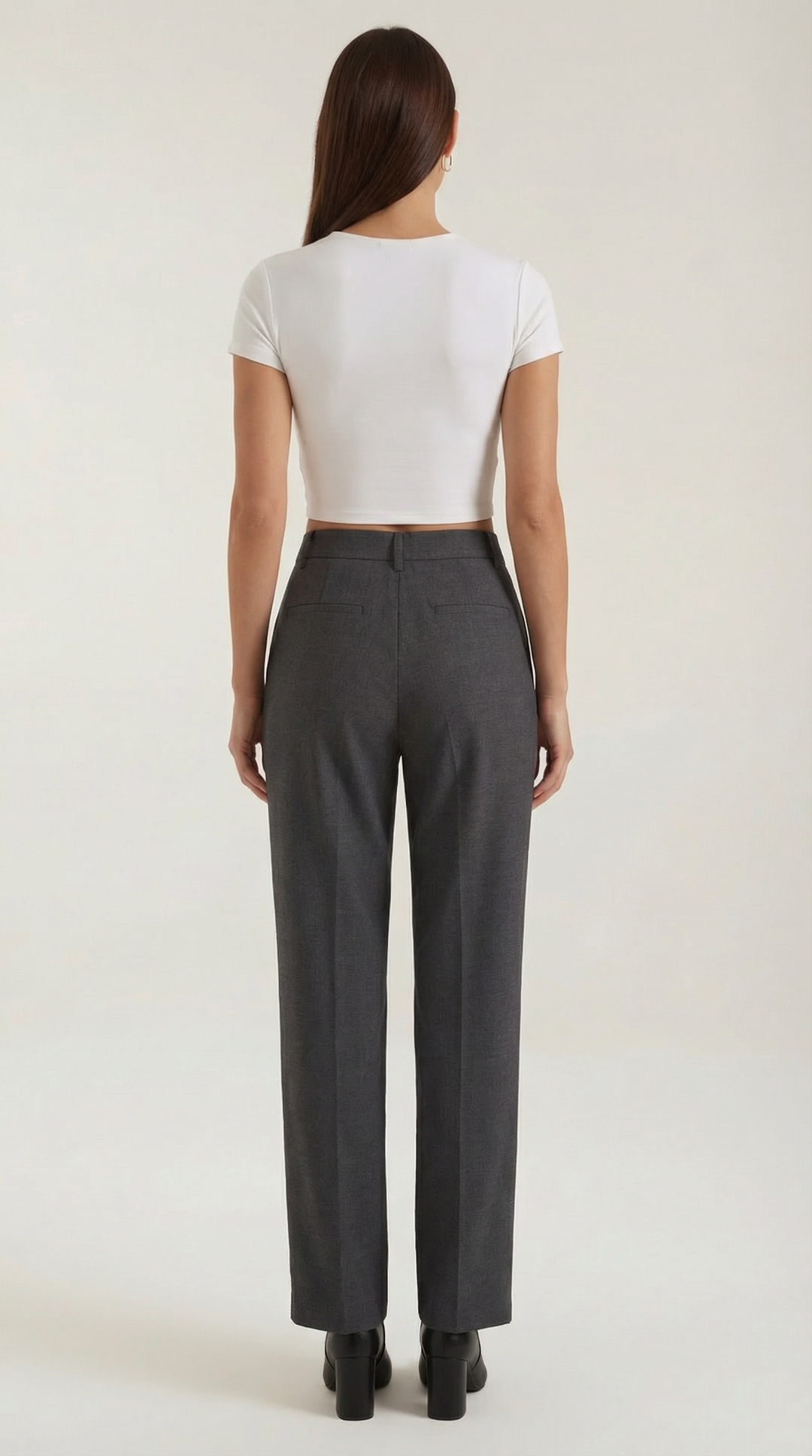 Dorothy Pleated Straight-Cut Trousers