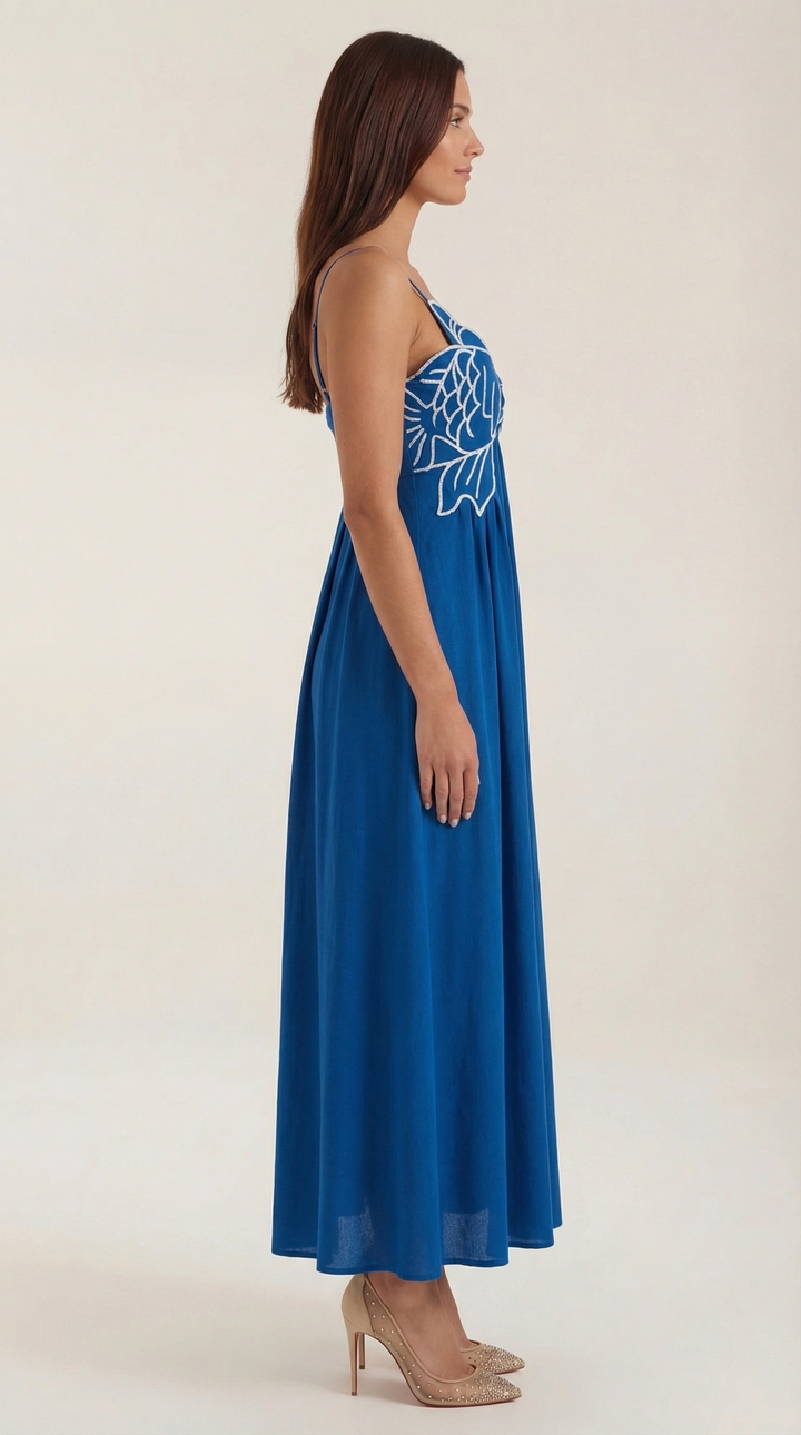 Deborah Embroidered Maxi Dress