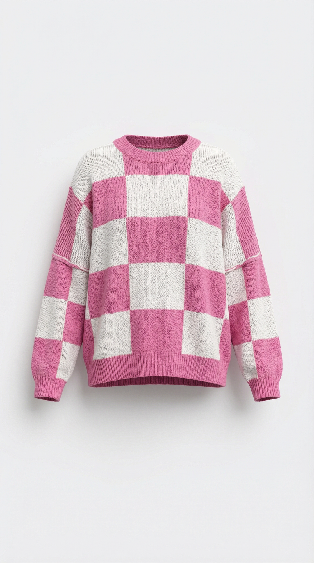 Emma Checkered Knit Sweater
