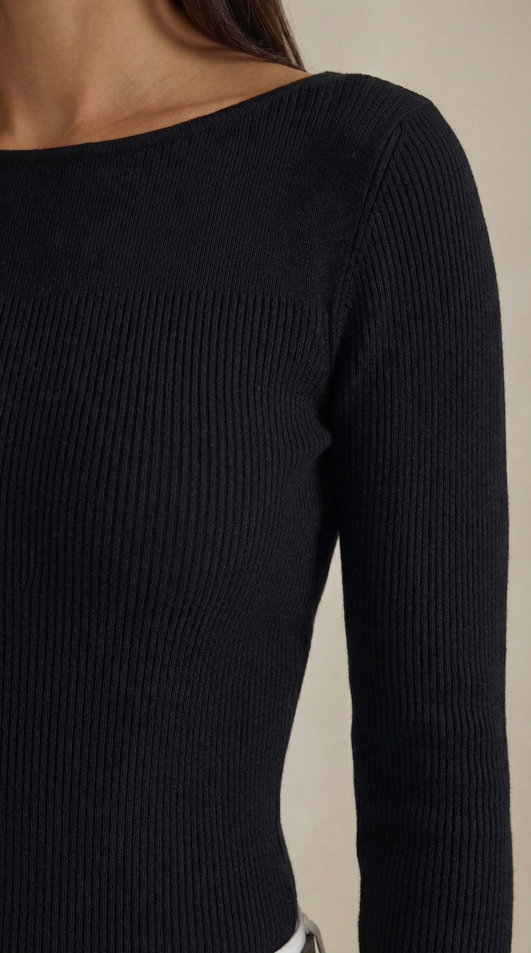 Ruth Cloud-Knit Long Sleeve Top