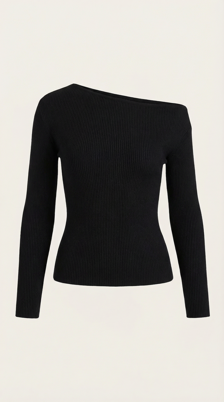 Shirley Asymmetric Knit Top