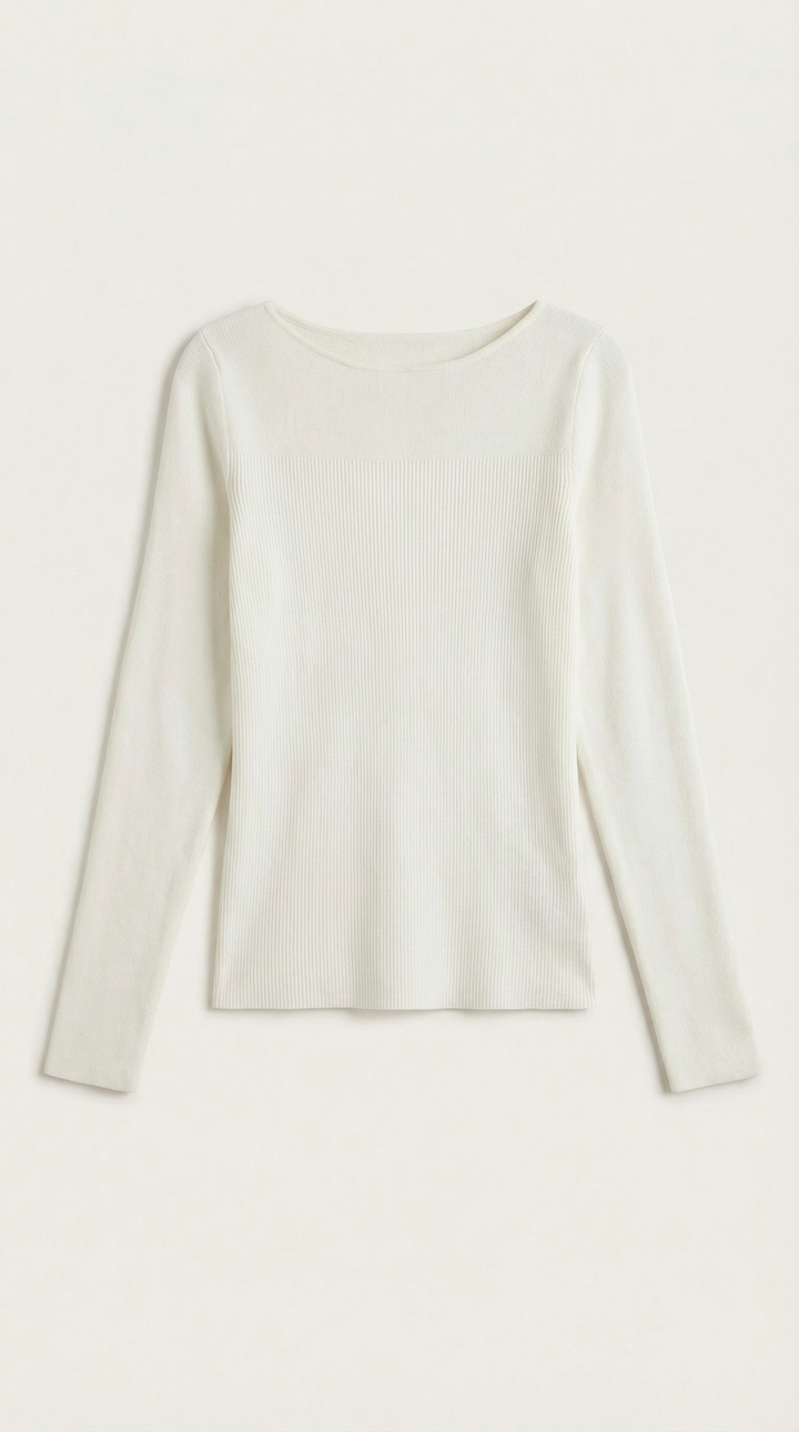 Ruth Cloud-Knit Long Sleeve Top