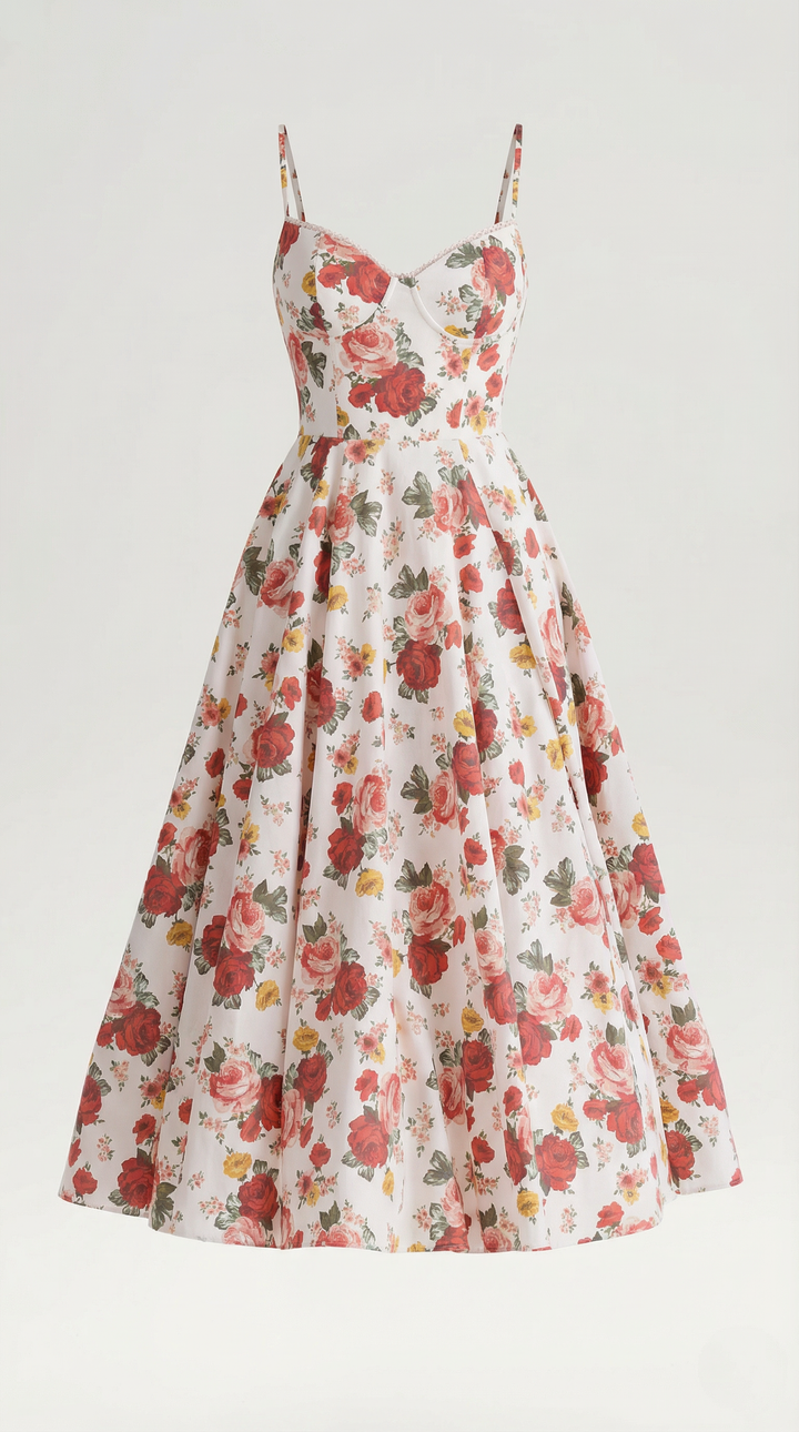 Isolde Tulle Midi Dress