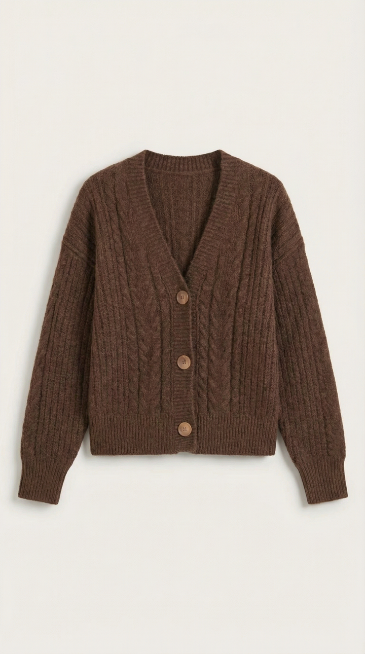 Janet Oversized Cable Knit Sweater