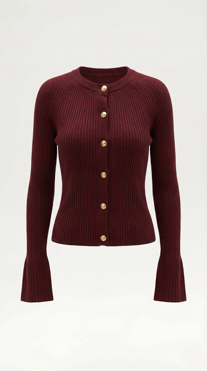 Betty Button-Up Knit Top