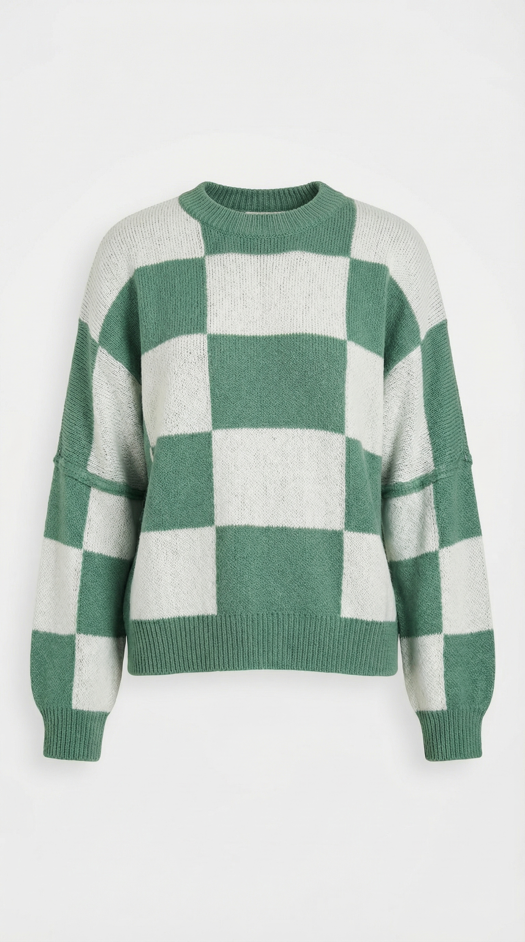 Emma Checkered Knit Sweater