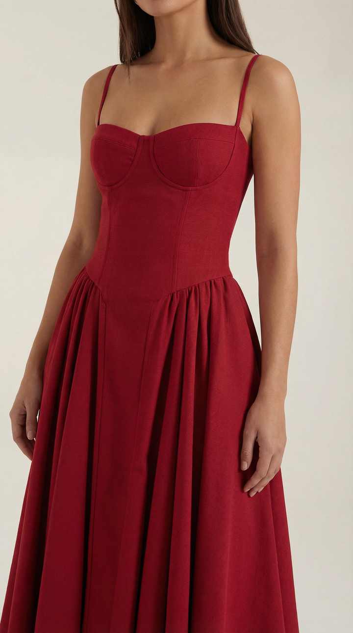 Robe midi corset Odette