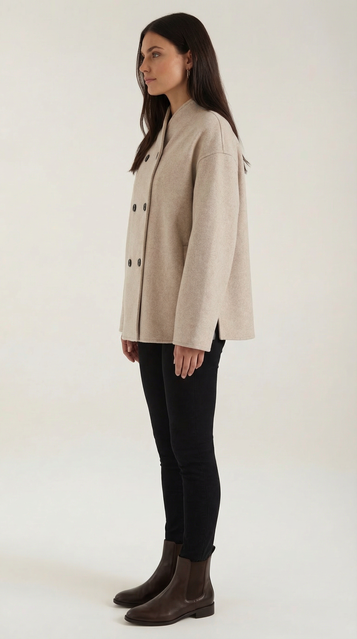 Pamela Oversized Button-Down Jacket