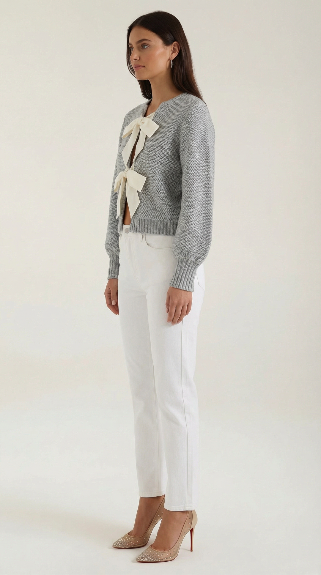 Cynthia Bow-Tie Knit Top