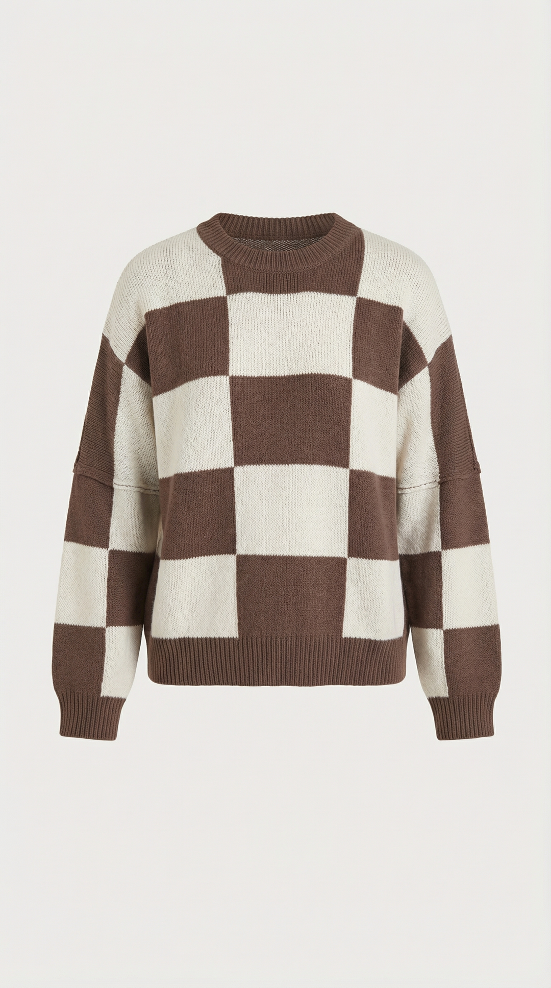 Emma Checkered Knit Sweater