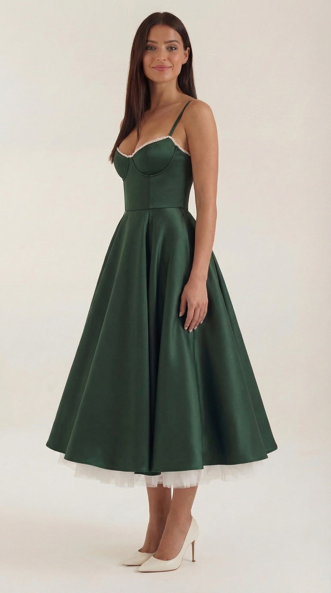 Isolde Tulle Midi Dress