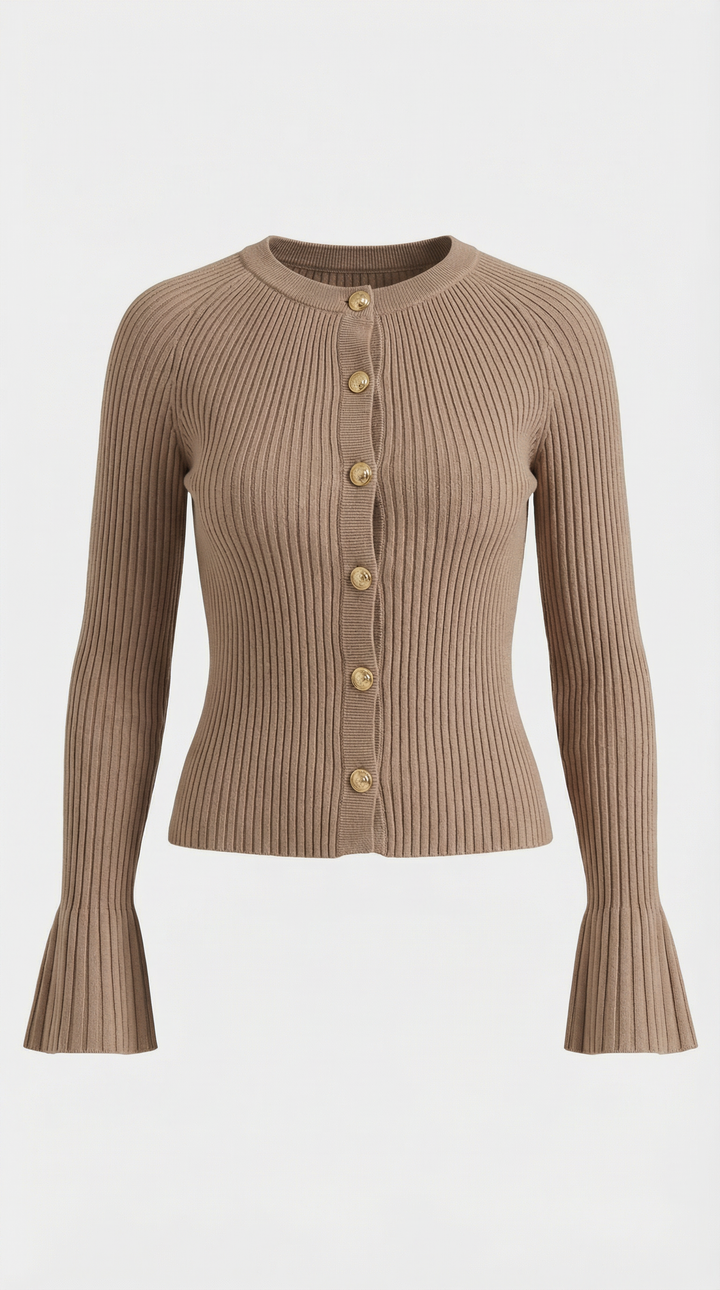 Betty Button-Up Knit Top