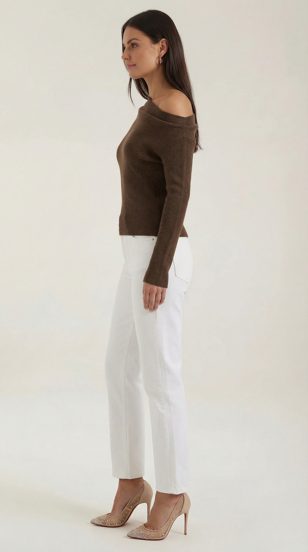 Shirley Asymmetric Knit Top