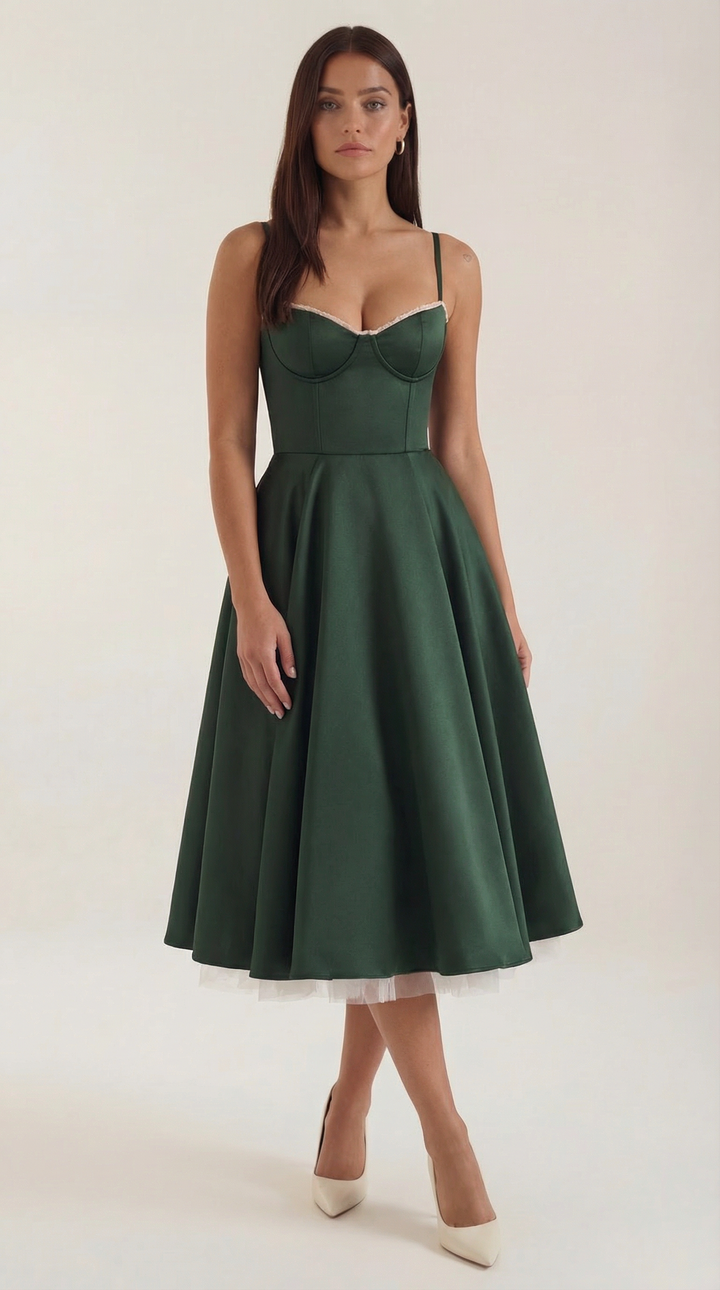 Isolde Tulle Midi Dress