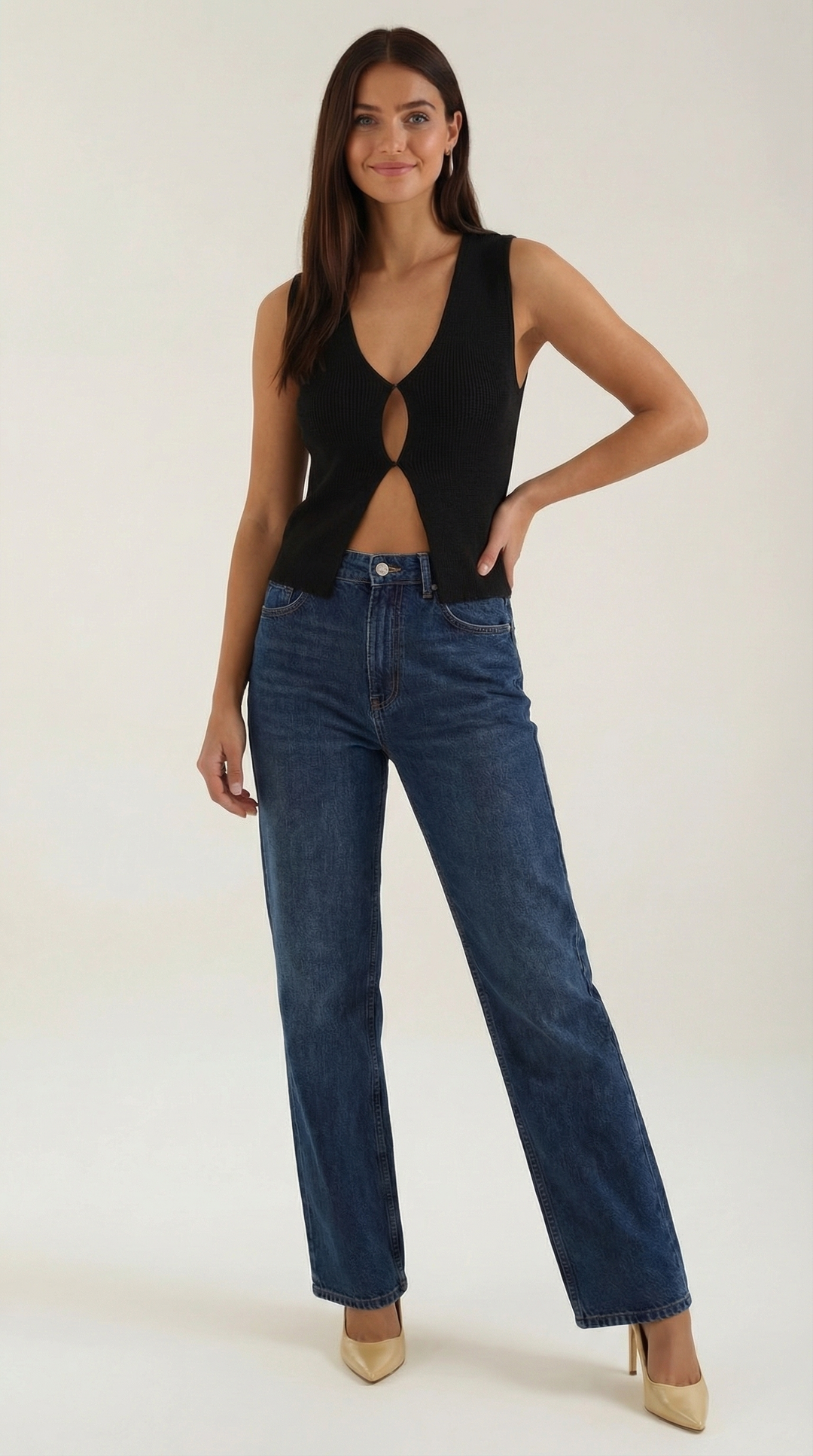 Sharon Knitted Vest Top