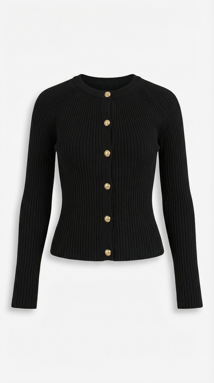 Betty Button-Up Knit Top