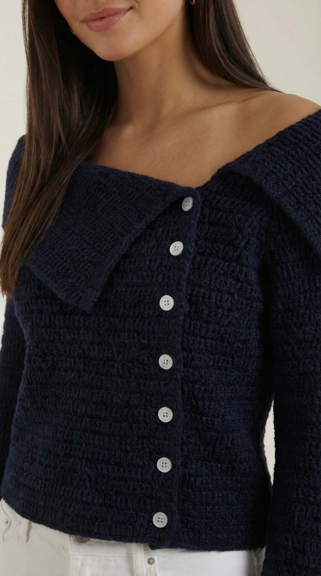 Sarah Asymmetrical Knitted Top