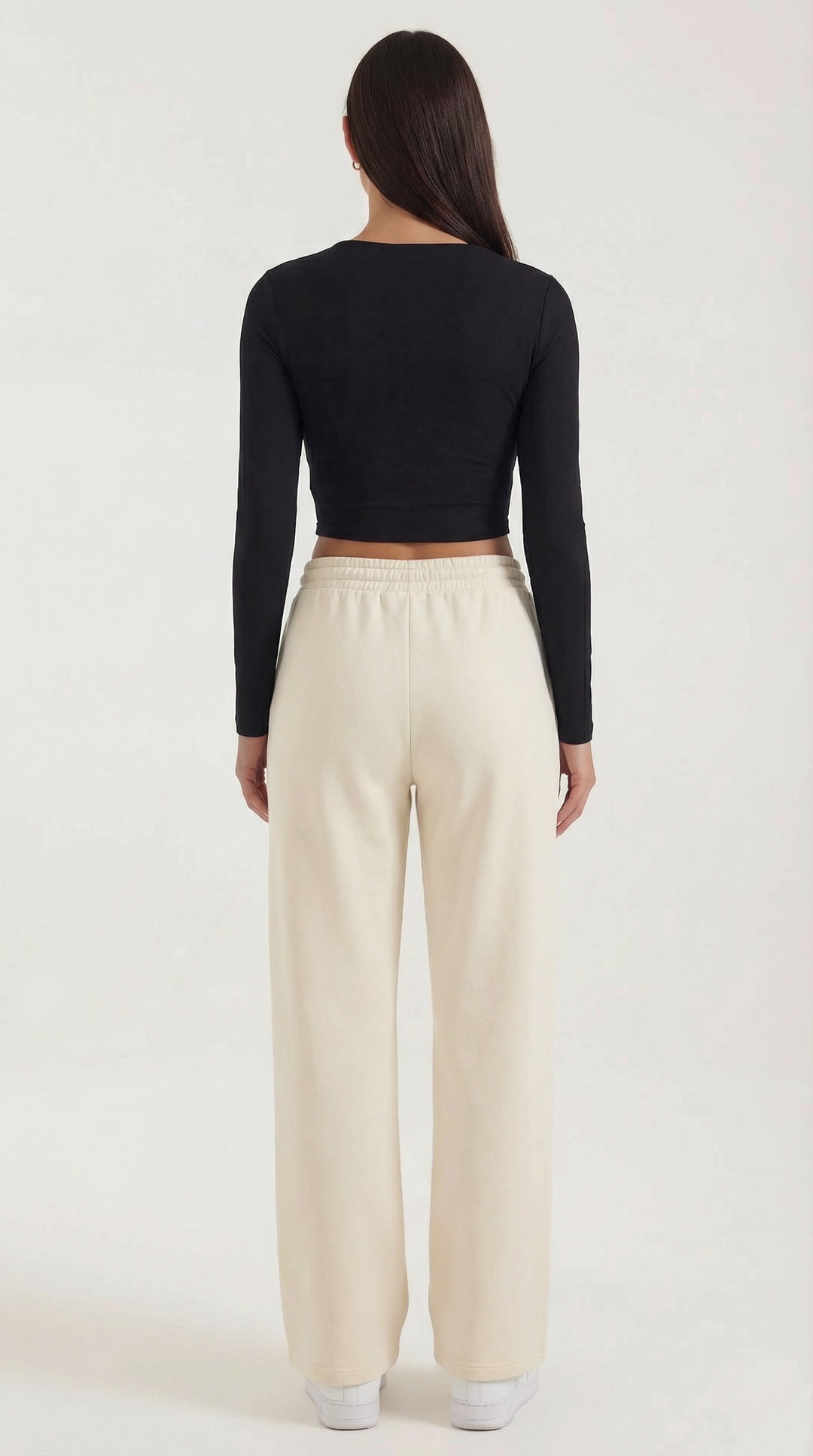 Karen Long-Sleeve Crop Top