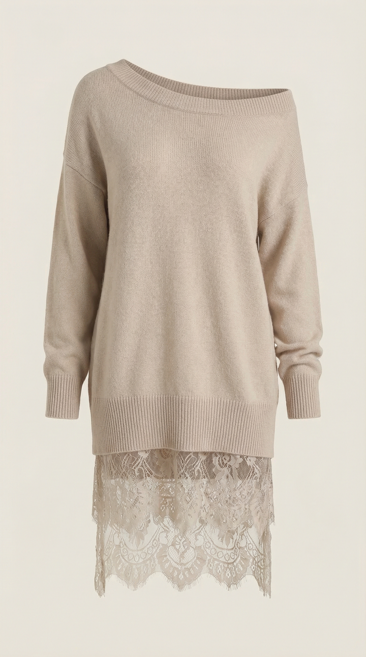 Rosemary Lace Hem Dress