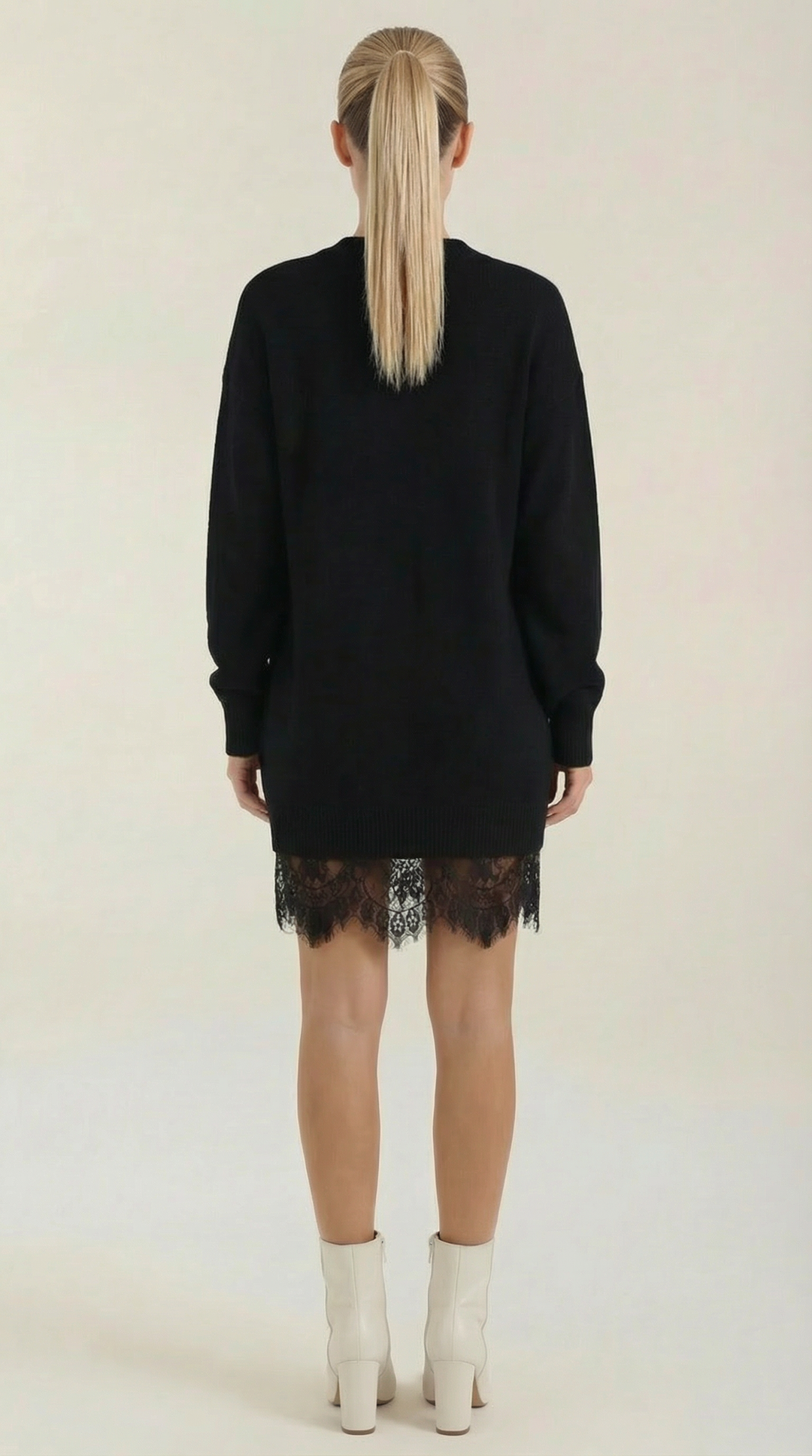 Rosemary Lace Hem Dress