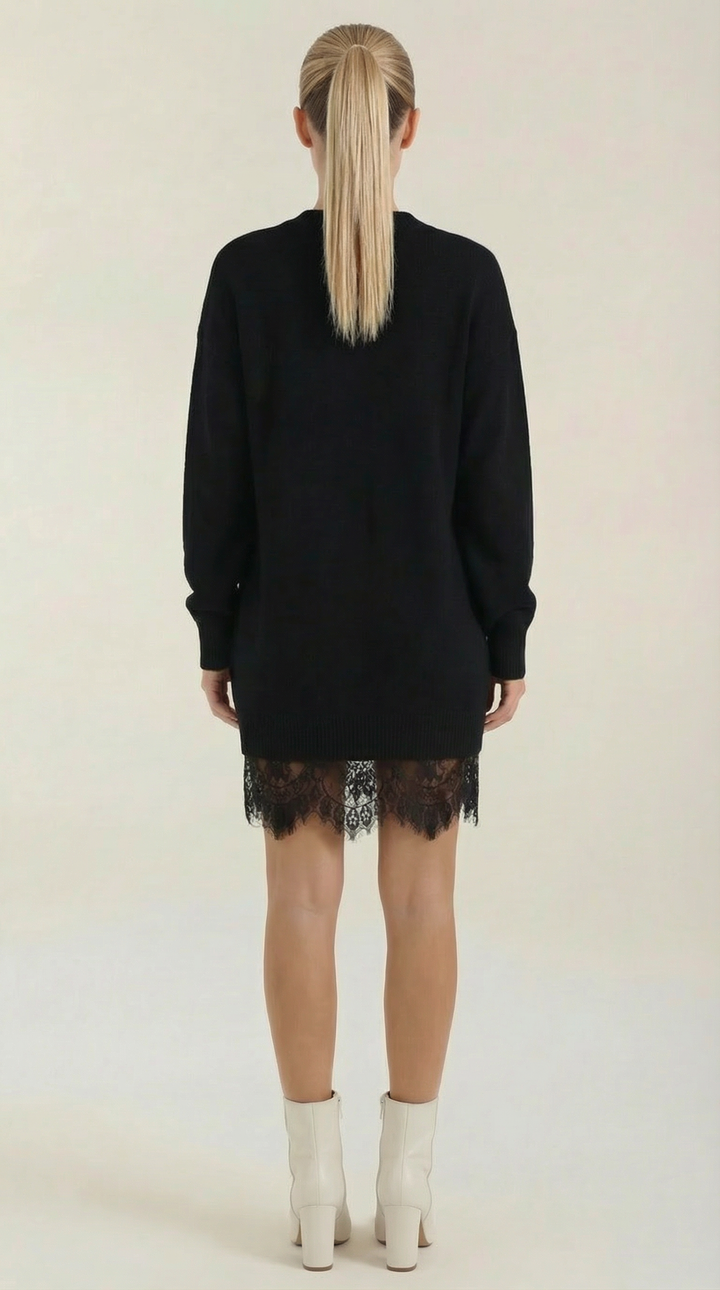 Rosemary Lace Hem Dress