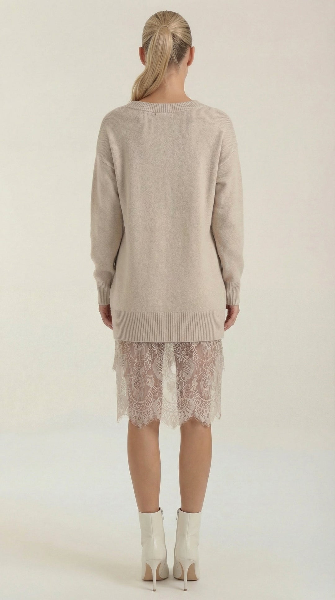 Rosemary Lace Hem Dress