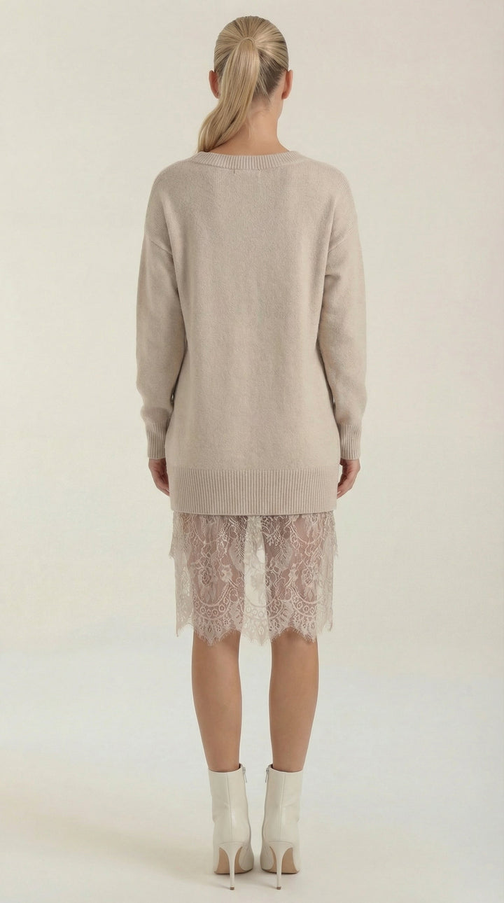 Rosemary Lace Hem Dress