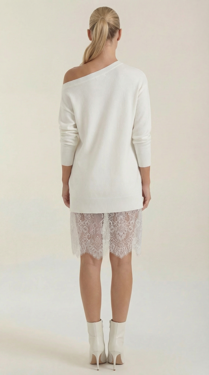 Rosemary Lace Hem Dress