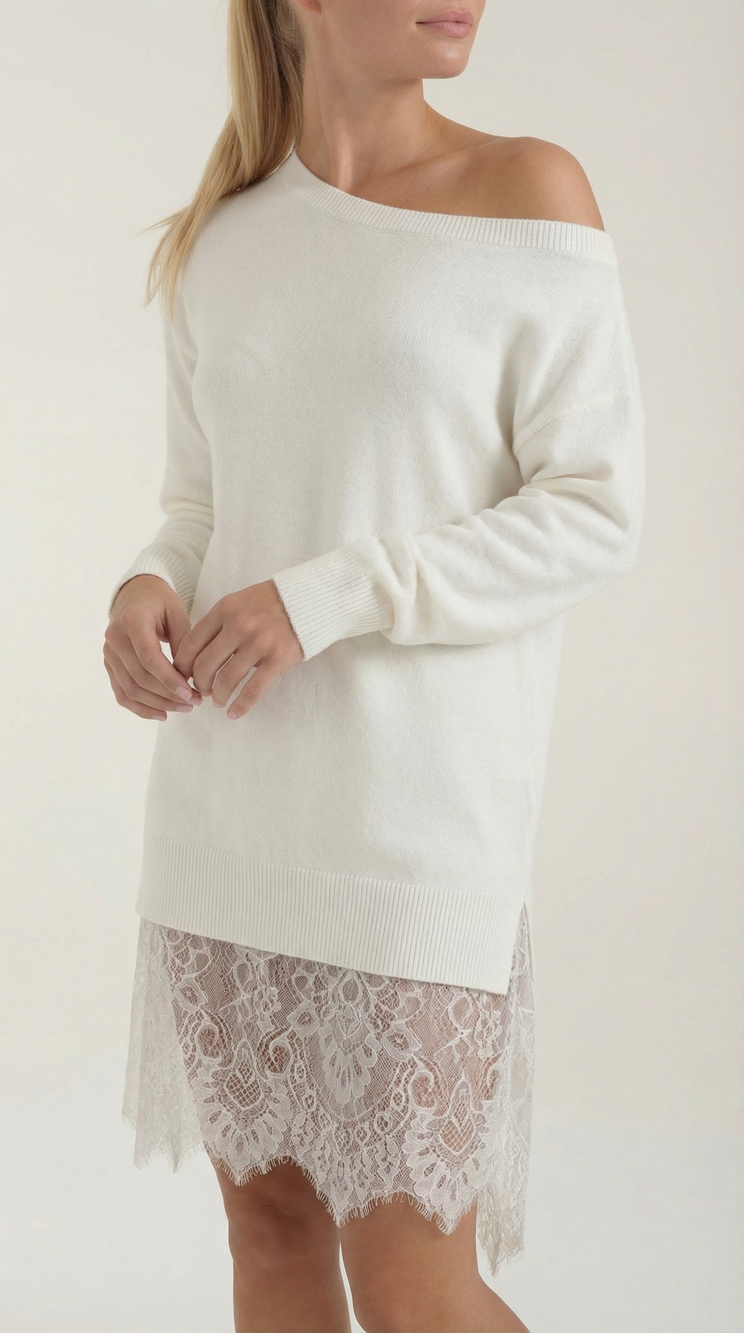 Rosemary Lace Hem Dress