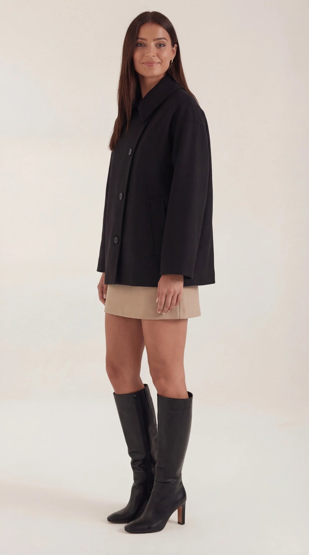Amanda Oversized Asymmetrical Coat