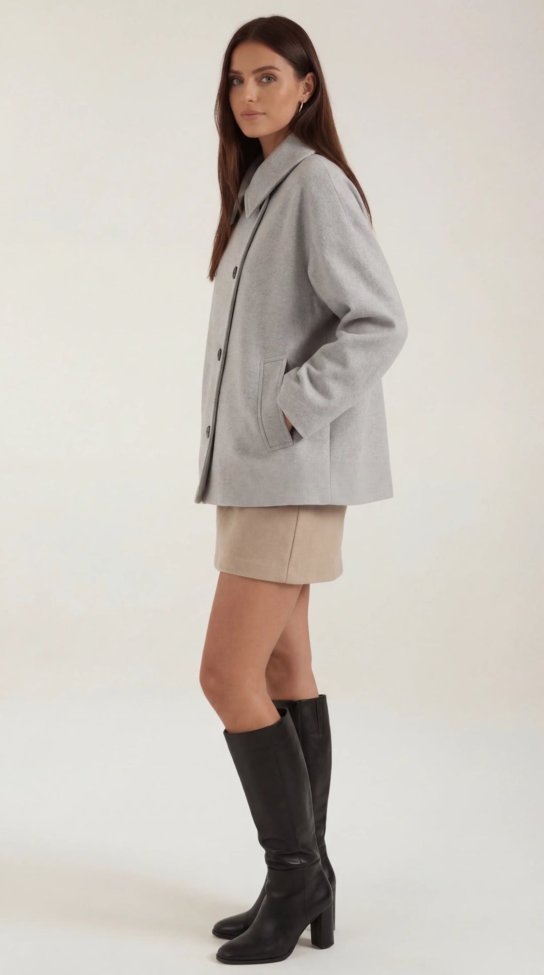 Amanda Oversized Asymmetrical Coat