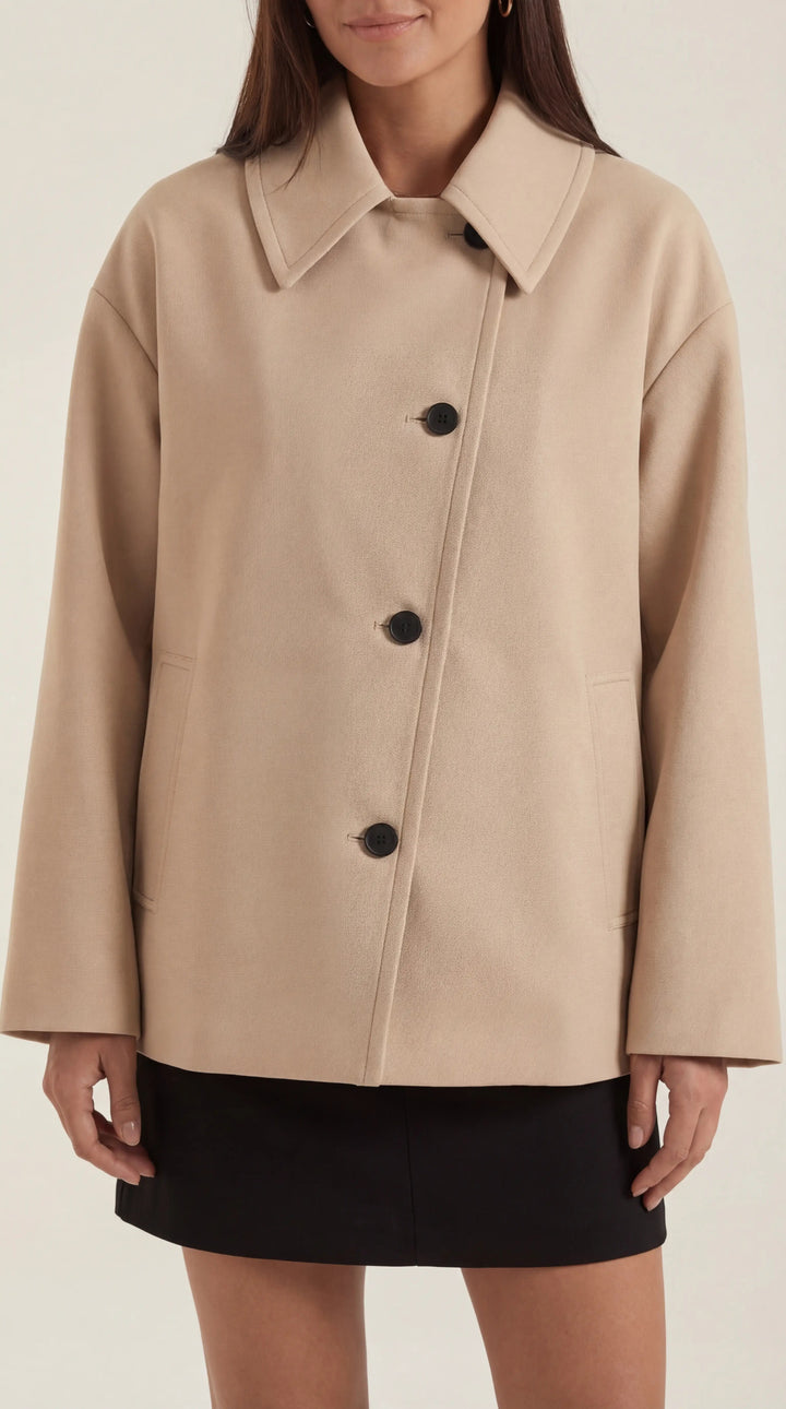 Amanda Oversized Asymmetrical Coat