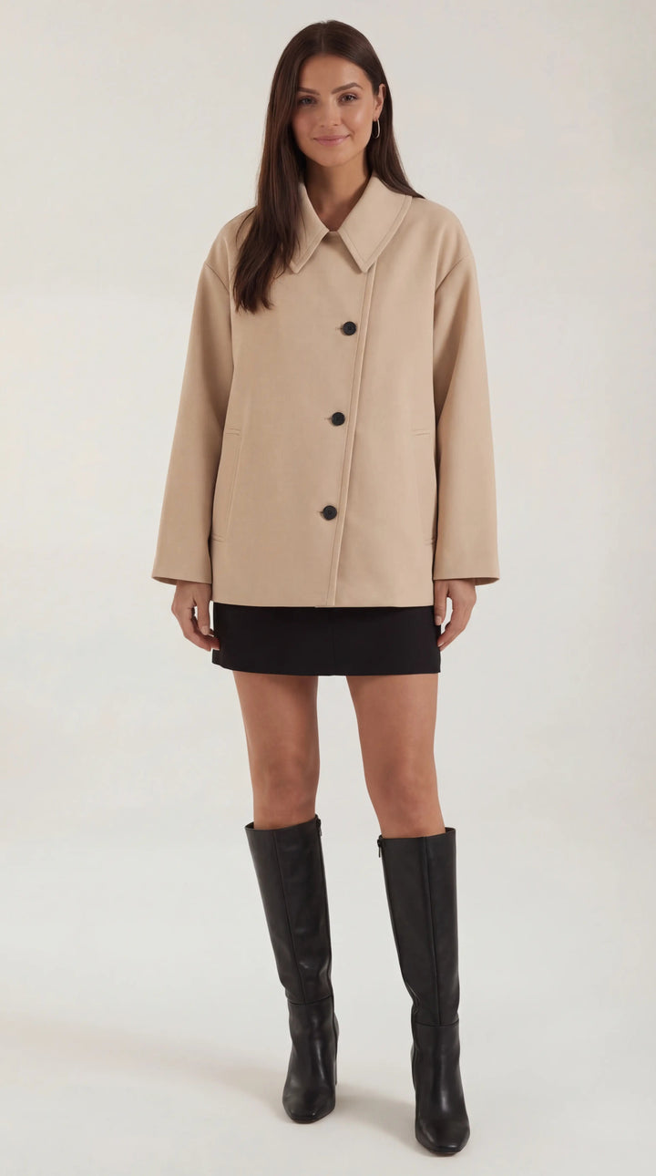 Amanda Oversized Asymmetrical Coat