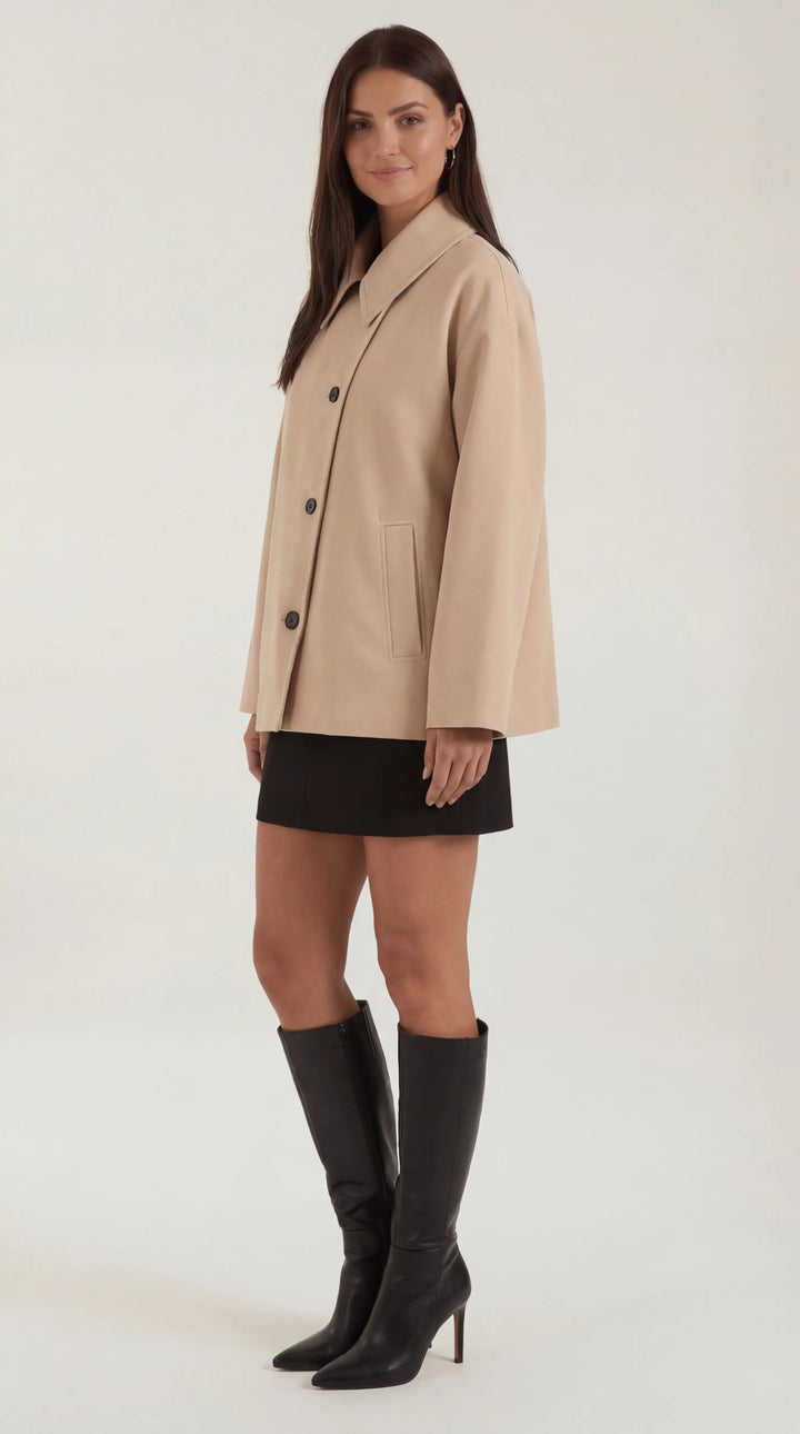Amanda Oversized Asymmetrical Coat