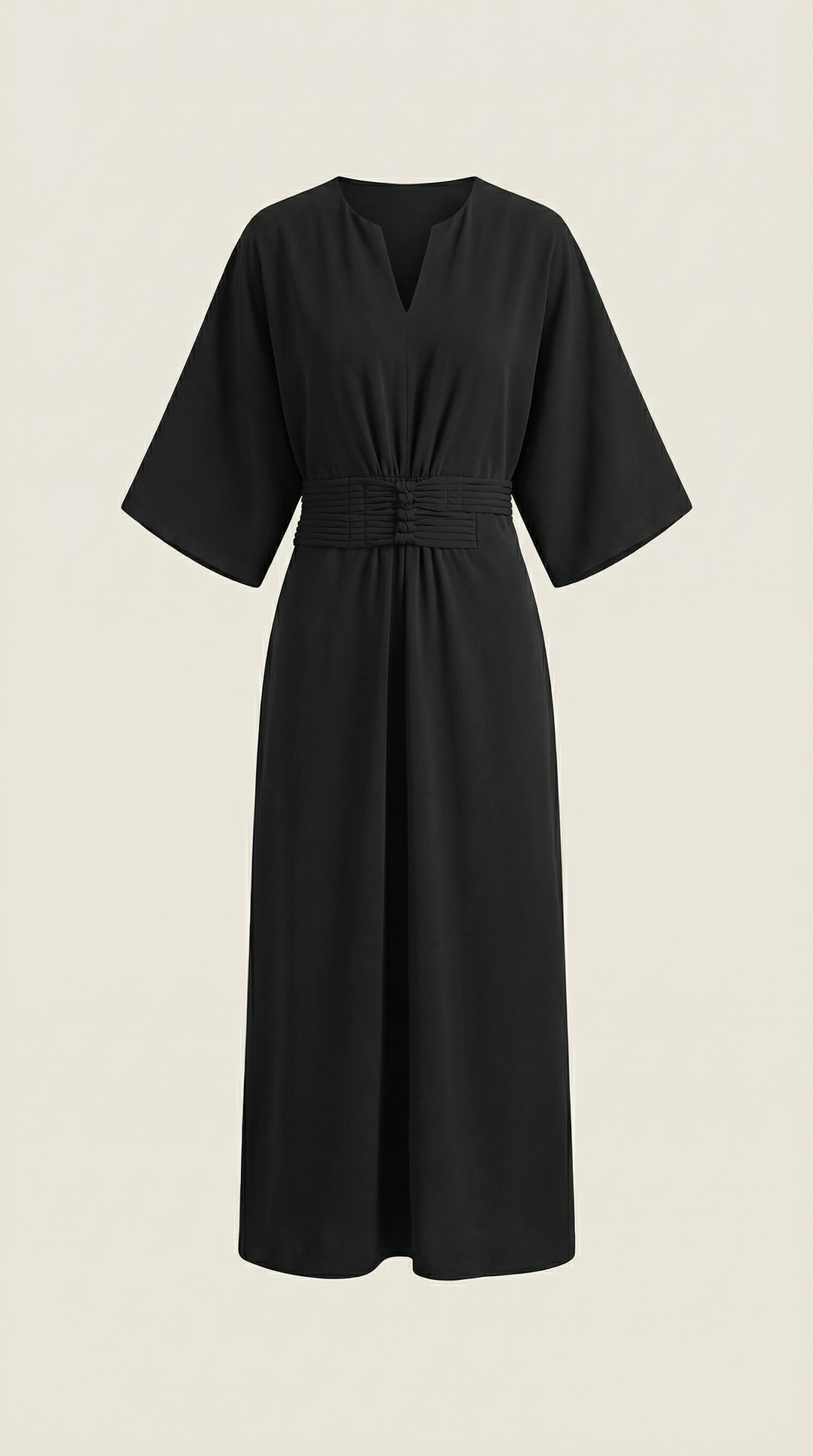 Ana Belted Waist Maxi Dress