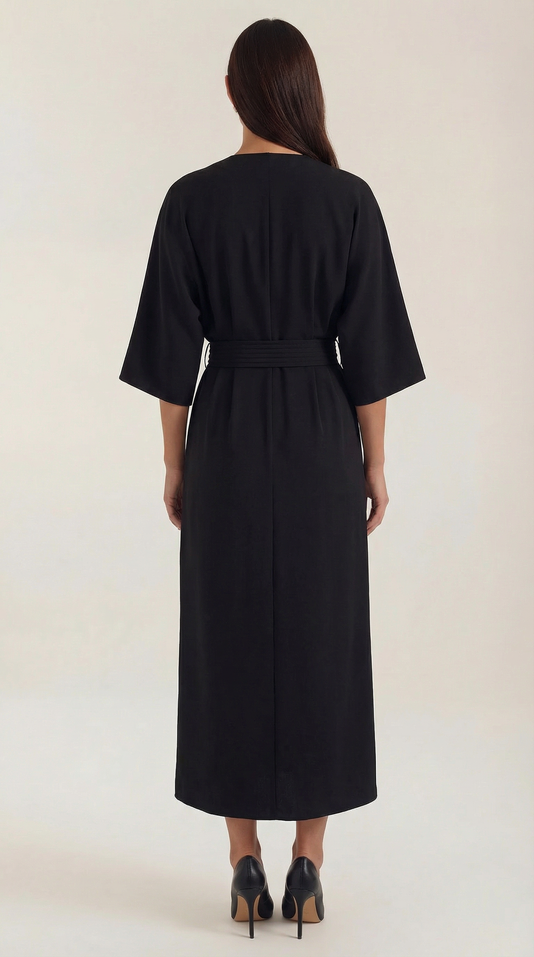 Ana Belted Waist Maxi Dress