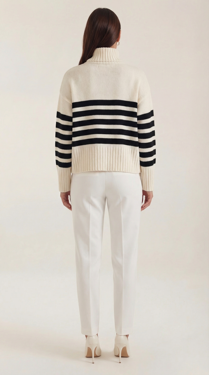 Angela Oversized Striped Sweater