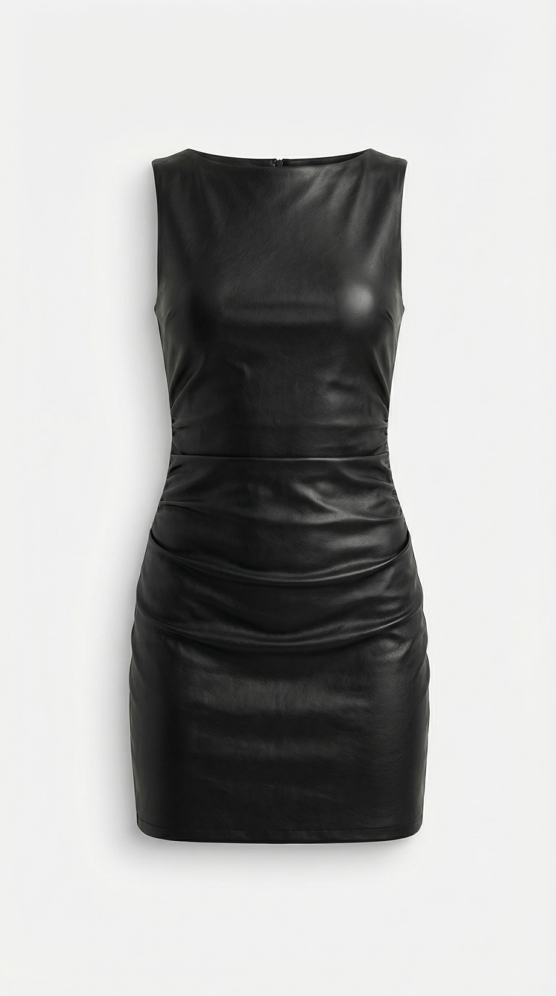 Bernice Faux Leather Mini Dress