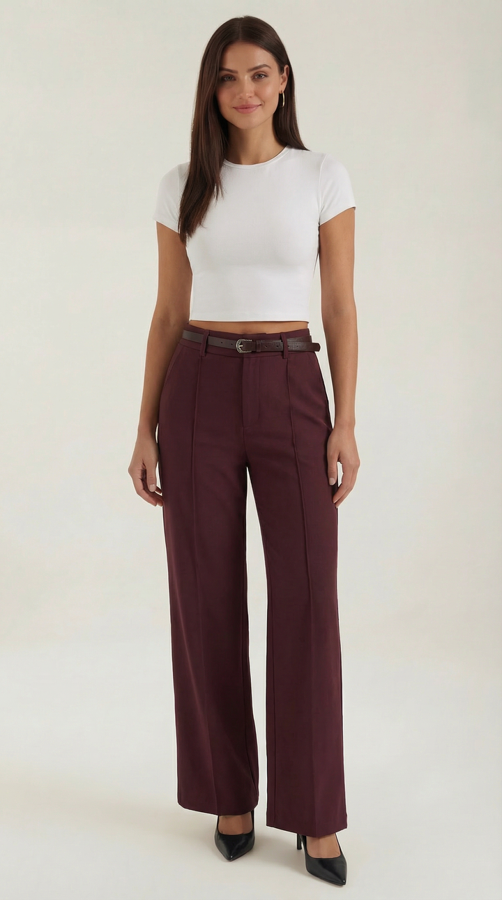 Bertha Wide-Leg Trousers