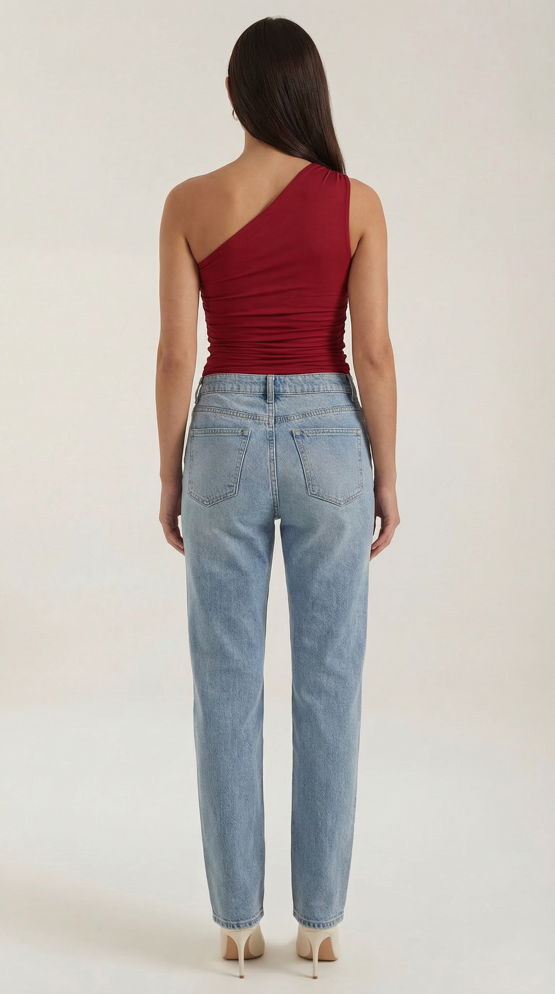 Briony Sleeveless One Shoulder Top