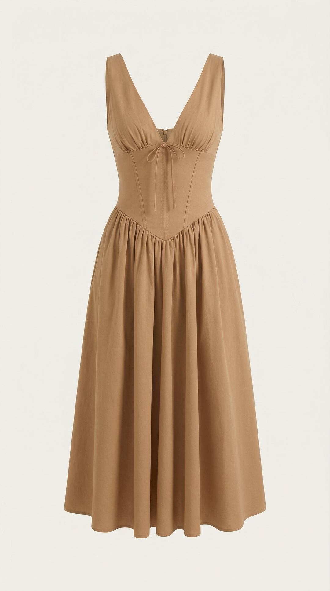 Cassiopeia Midi Plunge Dress