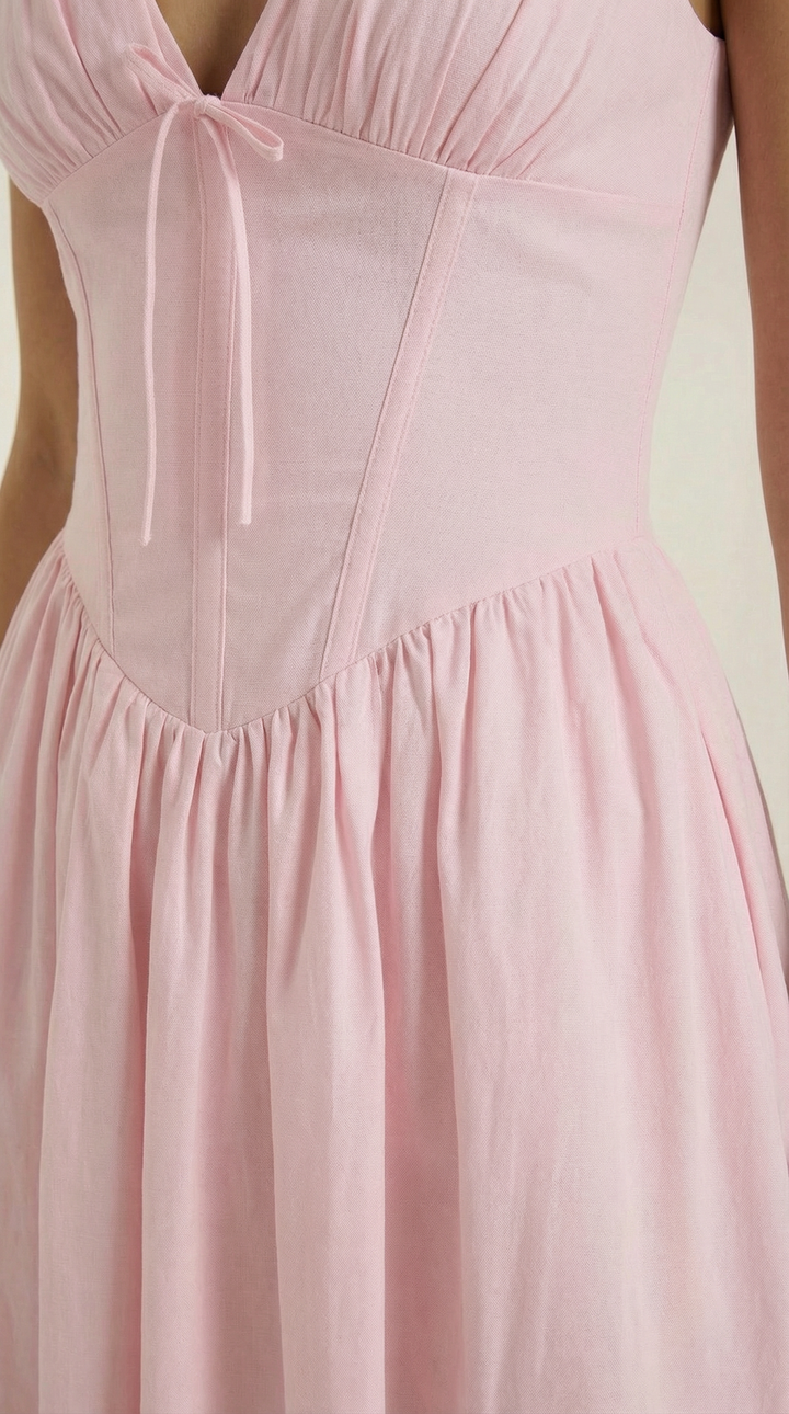 Cassiopeia Midi Plunge Dress