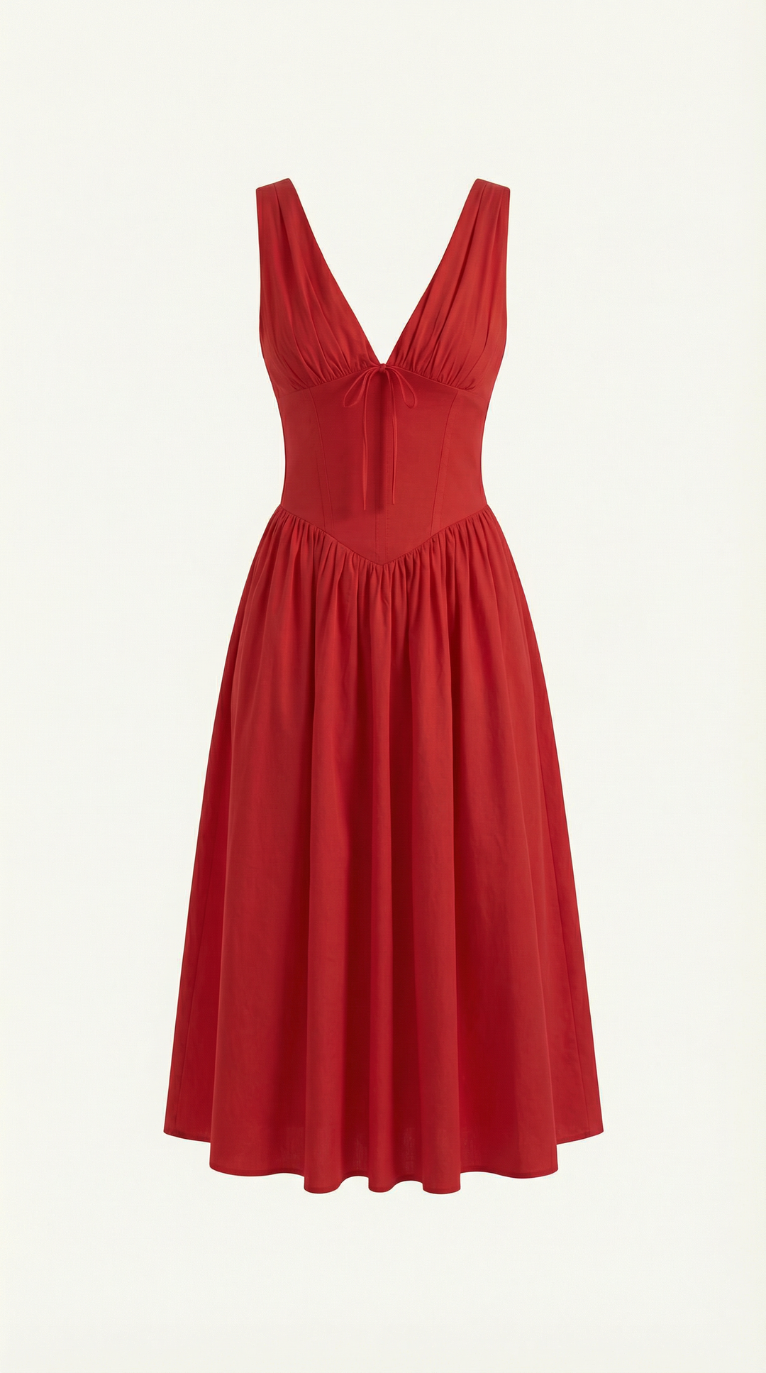 Cassiopeia Midi Plunge Dress