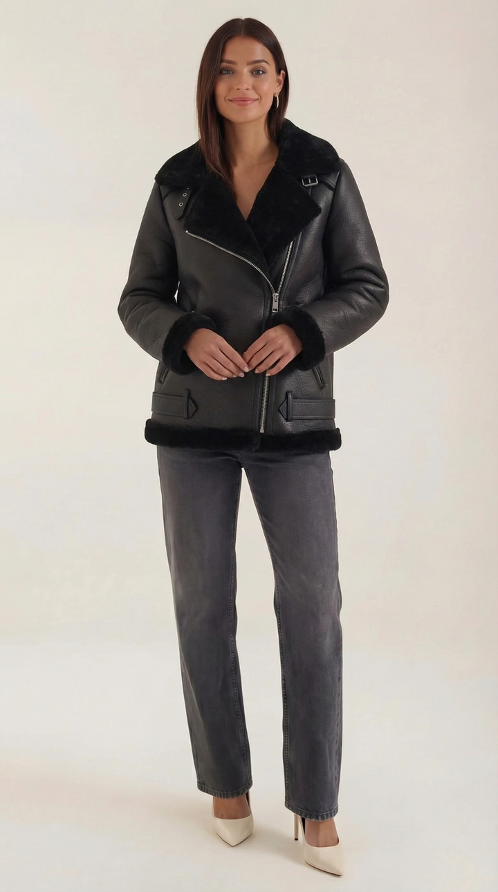 Christine Belted Fleece Jacket