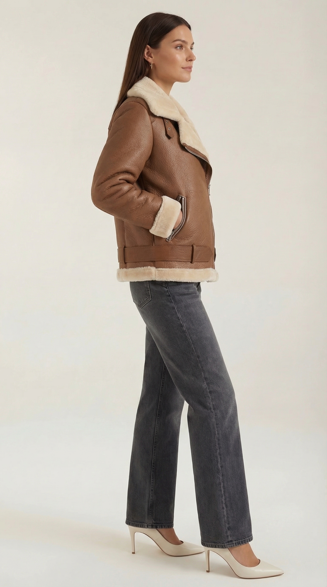Christine Belted Fleece Jacket