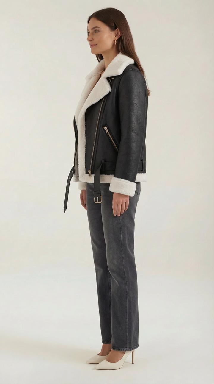 Christine Belted Fleece Jacket