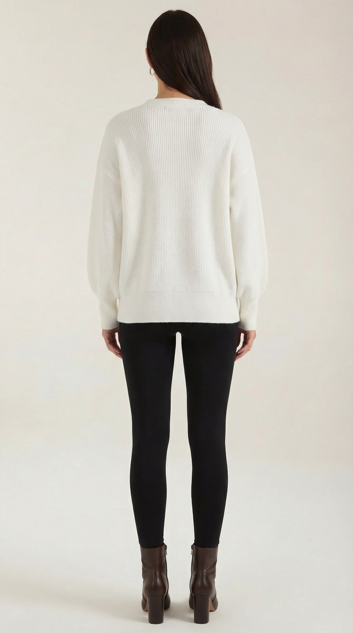 Cindy Pearl Button Knit Cardigan