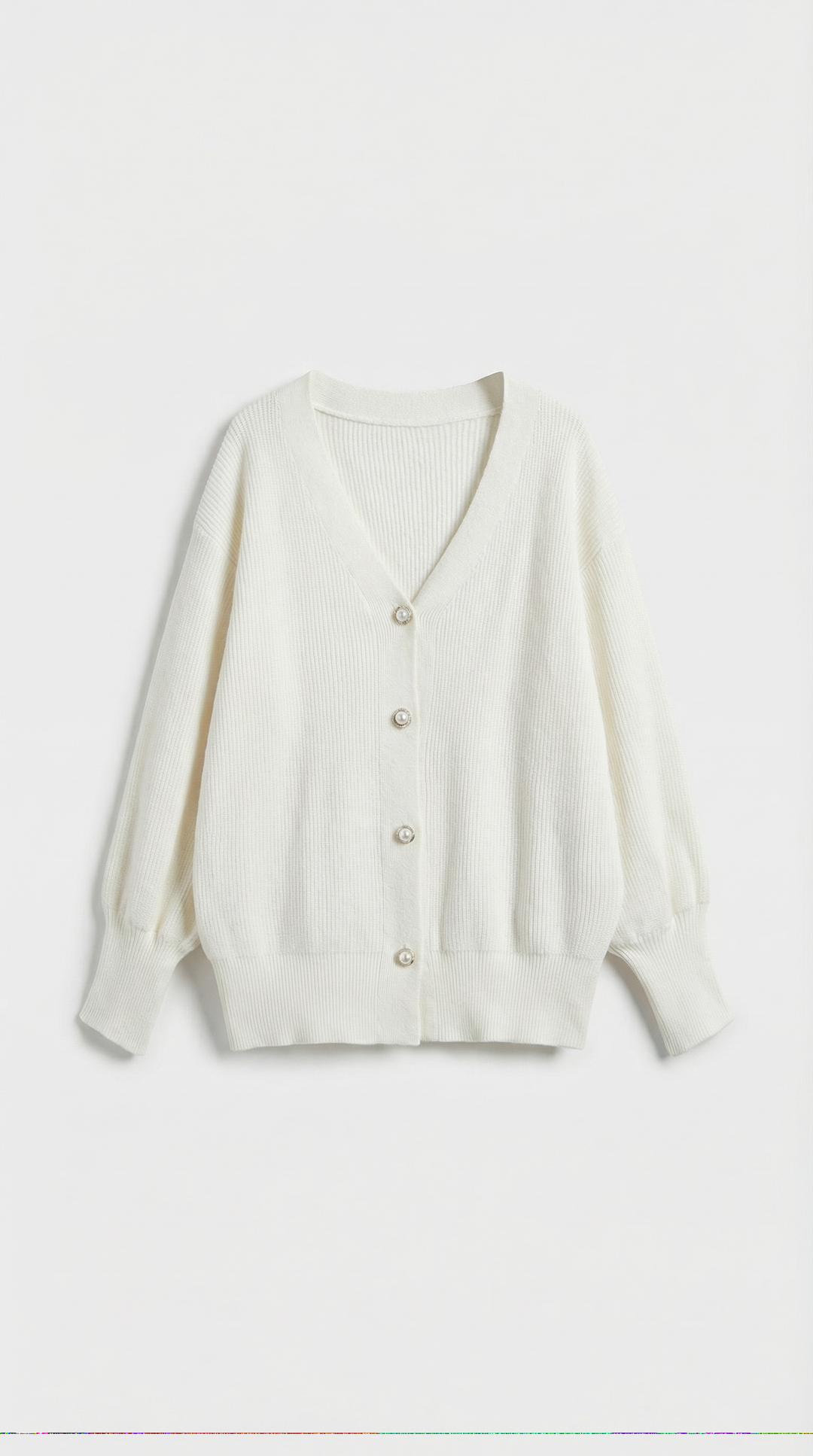 Cindy Pearl Button Knit Cardigan